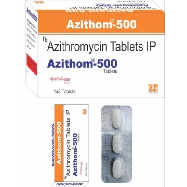 Azithom-500 Tablet (3): Uses, Price, Dosage, Side Effects, Substitute ...
