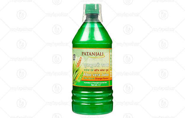 Patanjali Aloevera Juice with Fibre & Orange Flavour