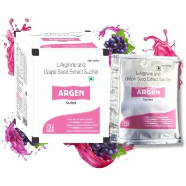 Om Biotech L-Arginine And Grape Seed Extract Sachets