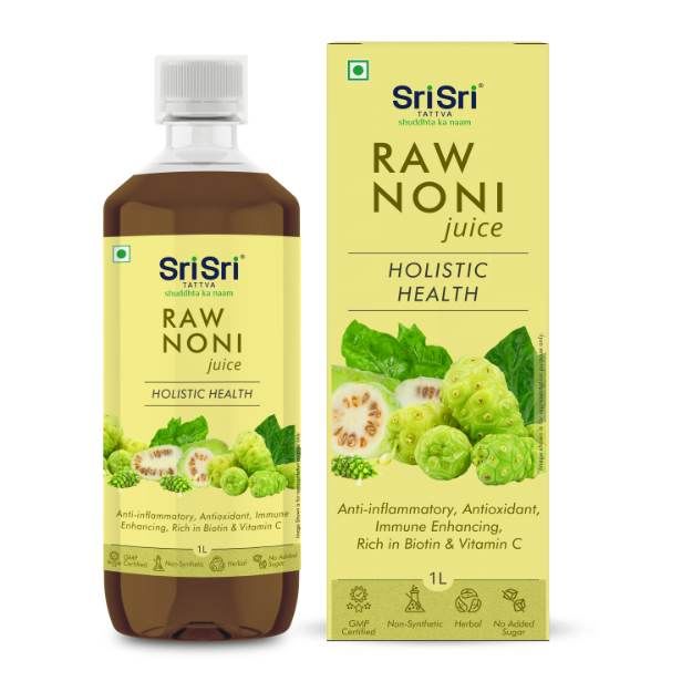 Sri Sri Tattva Raw Noni Juice - Holistic Health 1000ml