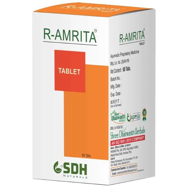 Shree Dhanwantri Herbals G Amrita Tablet (60)