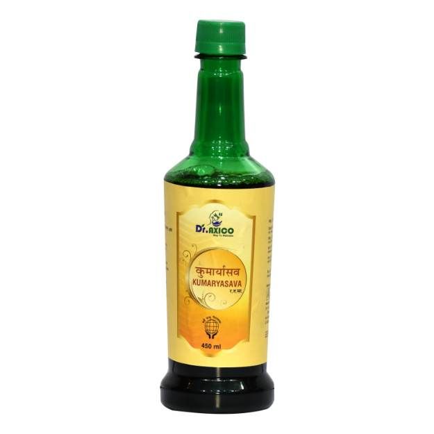 Dr.Axico Kumaryasava Useful in Blood Pressure, Liver Function, Cough, Cold 450ml