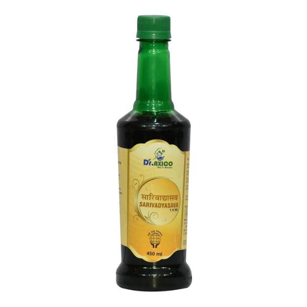 Dr.Axico Sarivadyasava Useful in Blood Purify, Gout, Acne, Pimples, Skin Allergies 450ml