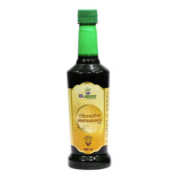 Dr.Axico Rohitkarishta Useful in Anorexia, Piles, Gout And Liver Health 450ml