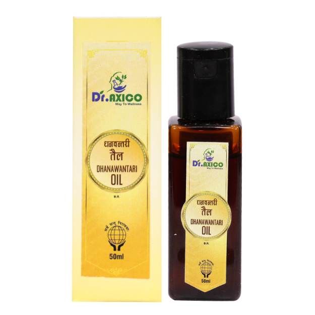 Dr.Axico Dhanawantari Oil Useful in Stiff Joints With Ashwagandha, Bala, Shatavari 50ml