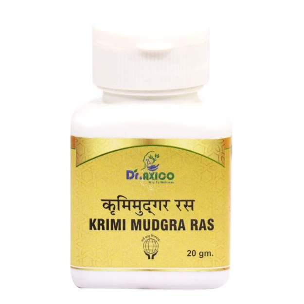 Dr.Axico Krimi Mudgra Ras Useful in Fever, Diarrhoea, Headaches, Vomiting (50)