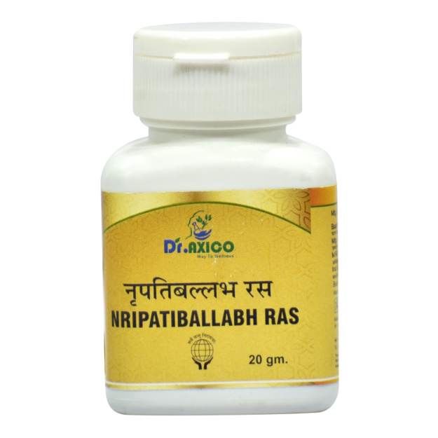Dr.Axico Nripatiballabh Ras Useful In Anti-Aging, Skin, Asthma, Cough & Cold (50)