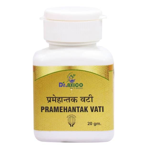 Dr.Axico Pramehantak Vati Useful in Diabetes, Secretion of Urine & Dysuria (50)