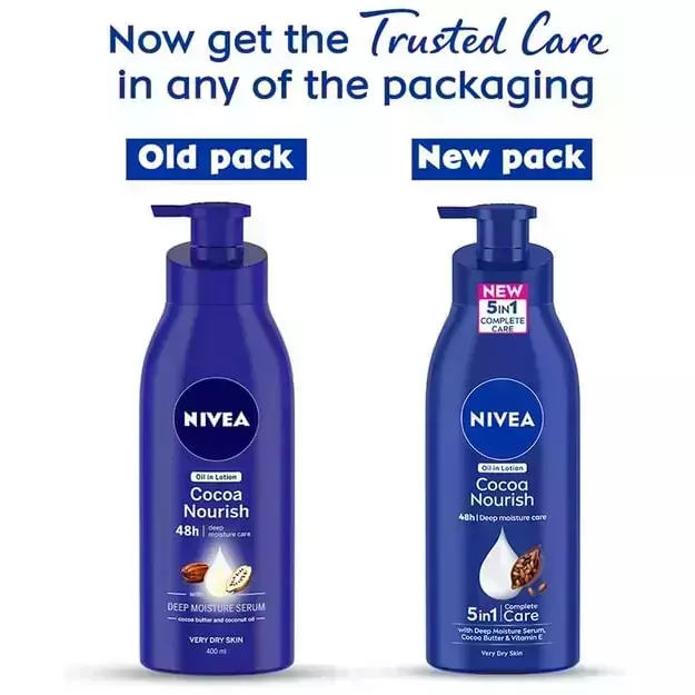 Nivea Cocoa Nourish Oil in Lotion 5 in 1 400ml