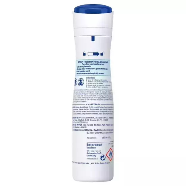 Nivea Fresh Natural Deodorant 150ml