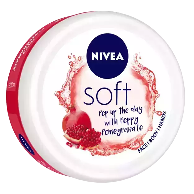 Nivea Soft Peppy Pomegranate Light Moisturiser Cream 100ml