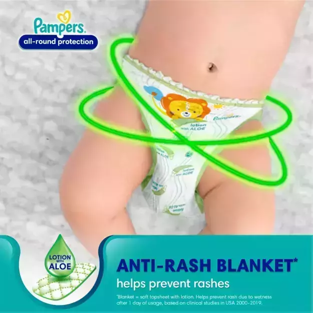 Pampers All Round Protection Anti Rash Diaper Lotion with Aloe Vera XXXL (23)