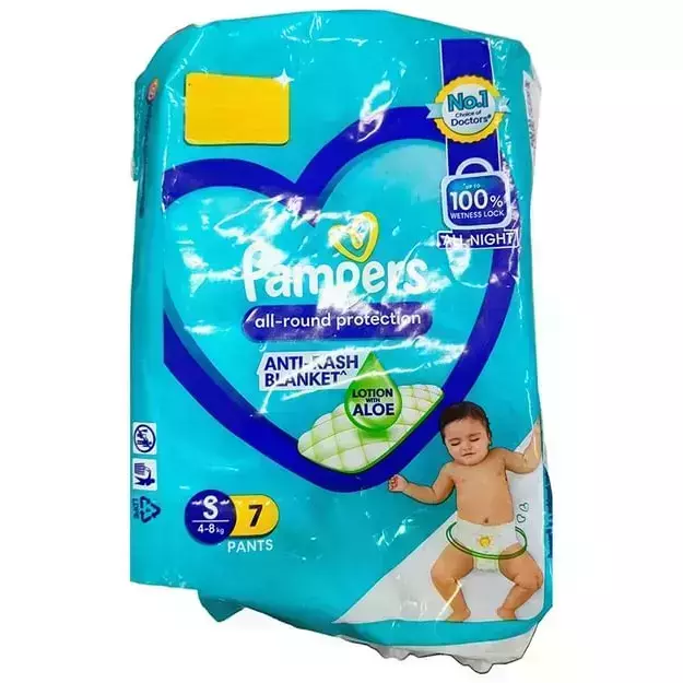 Pampers All Round Protection Anti Rash Diaper Lotion with Aloe Vera Small (7)