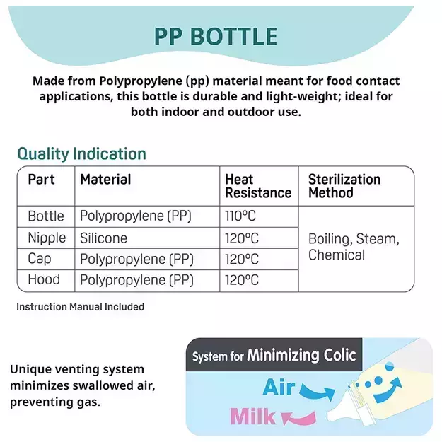 Pigeon Flexible PP Feeding Bottle 9+ Months 240ml
