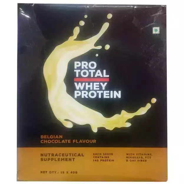 Prototal Whey Protein Sachet Belgian Chocolate 40gm