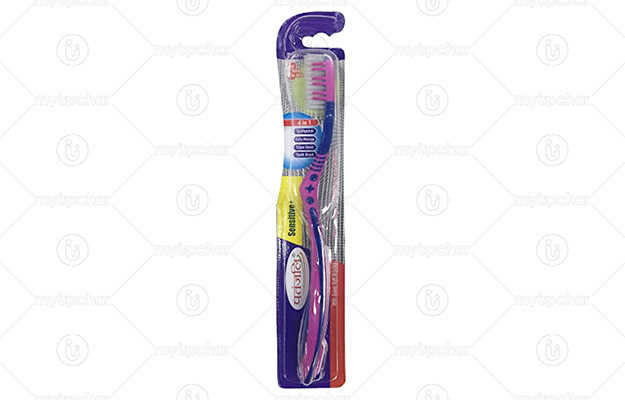 Patanjali Ayurveda Sensitive Plus 4 in 1 Toothbrush
