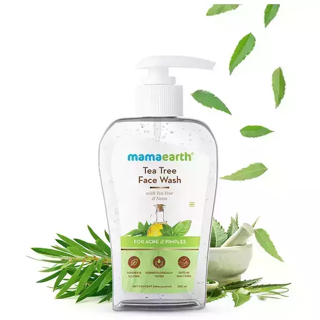 Mamaearth Tea Tree & Neem Face Wash Anti Acne 250ml