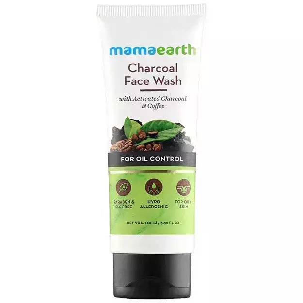 Mamaearth Charcoal Natural Face Wash For Oil Control 100ml (Pack Of 2)