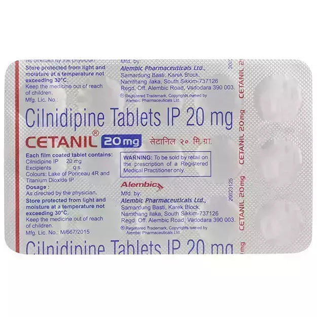 Cetanil 20 Tablet (15)
