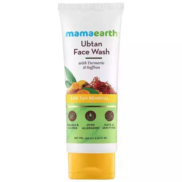 Mamaearth Ubtan Face Wash with Turmeric & Saffron 100ml