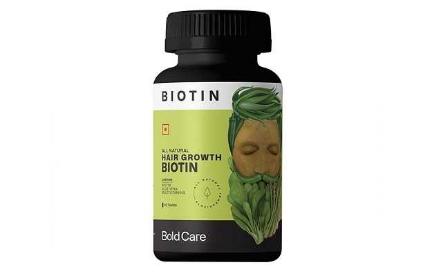 Bold Care Organic Biotin Tablets for Hair Growth & Strengthening