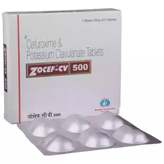 Zocef CV 500 Tablet