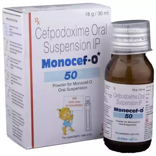 Monocef O 50 Oral Suspension