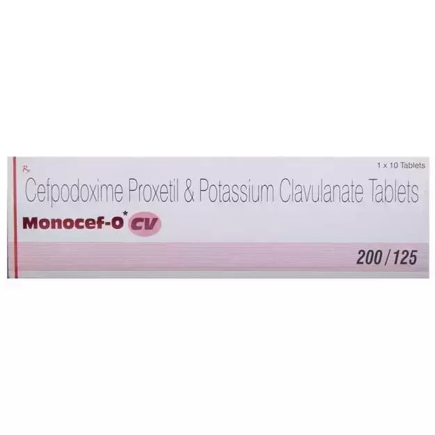 Monocef O CV 200/125 Tablet (10)