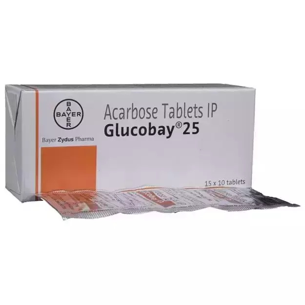 Glucobay 25 Mg Tablet