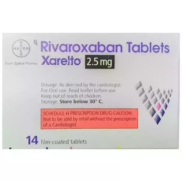 Xarelto 2.5 Mg Tablet (14)
