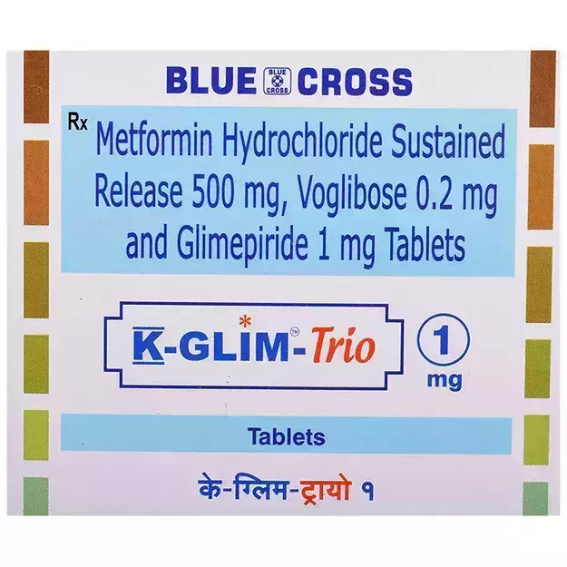 K Glim Trio 1 Mg Tablet (10)