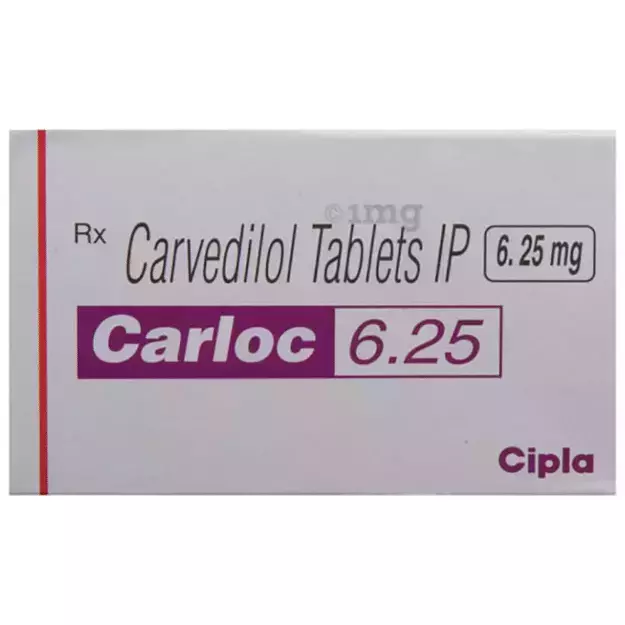 Carloc 6.25 tablet  (15)