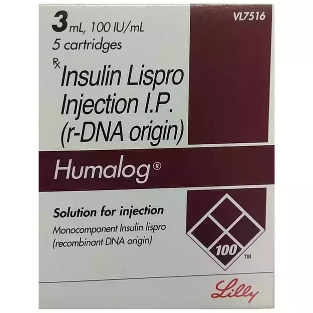 Humalog 100 IU/ml Solution for Injection