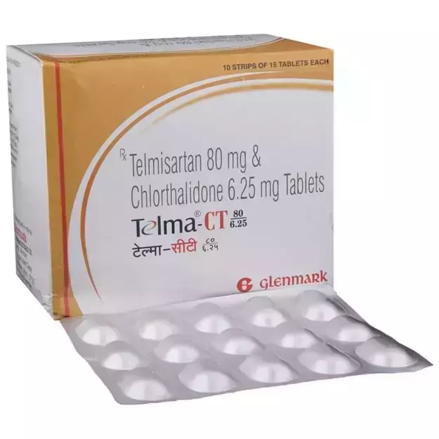 Telma CT 80/6.25 Tablet (15)